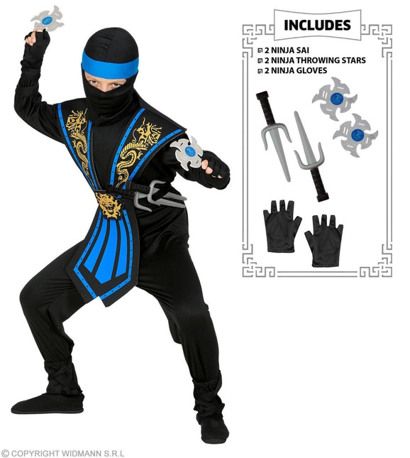 Ninja Pak Blauw Jongen van Widmann koop je bij Partywinkel