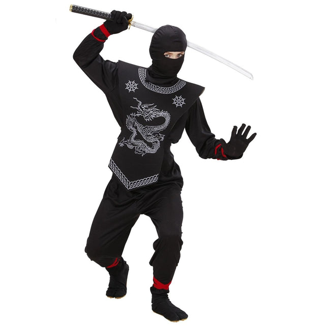 Ninja Pak Zwart Wit Jongen van Widmann koop je bij Partywinkel
