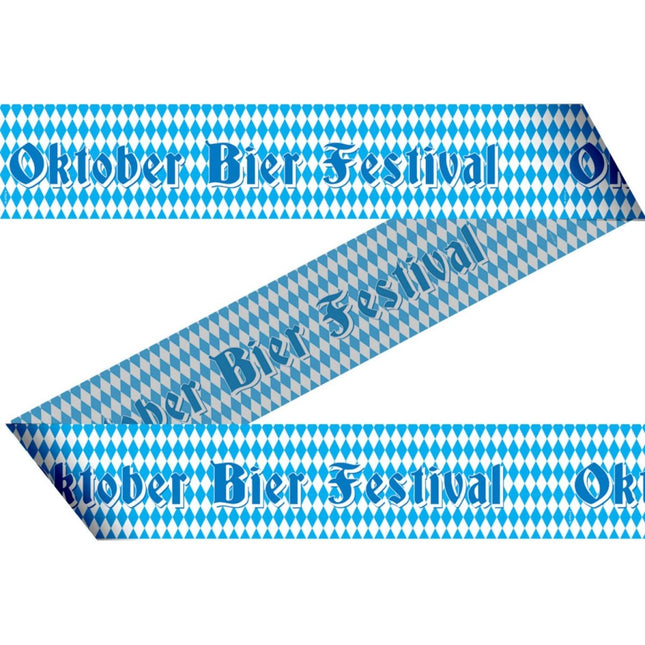 Oktoberfest Afzetlint Bier Festival 15m van Folat koop je bij Partywinkel