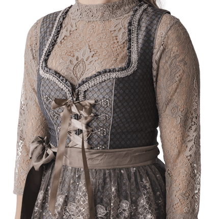 Oktoberfest Blouse Bruin Dames van Haus Huberts koop je bij Partywinkel