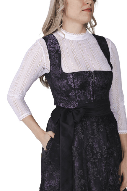 Oktoberfest Blouse Wit Dames Kraagje van Haus Huberts koop je bij Partywinkel