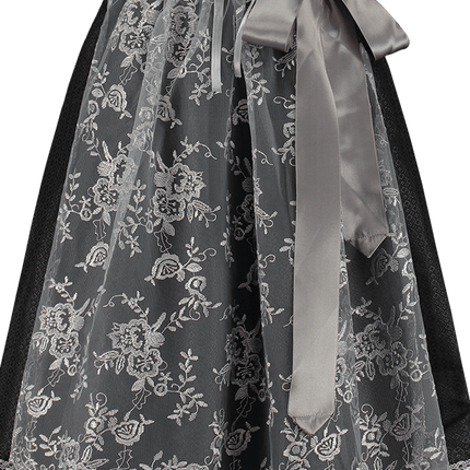 Oktoberfest Schort Grijs Dames van Haus Huberts koop je bij Partywinkel