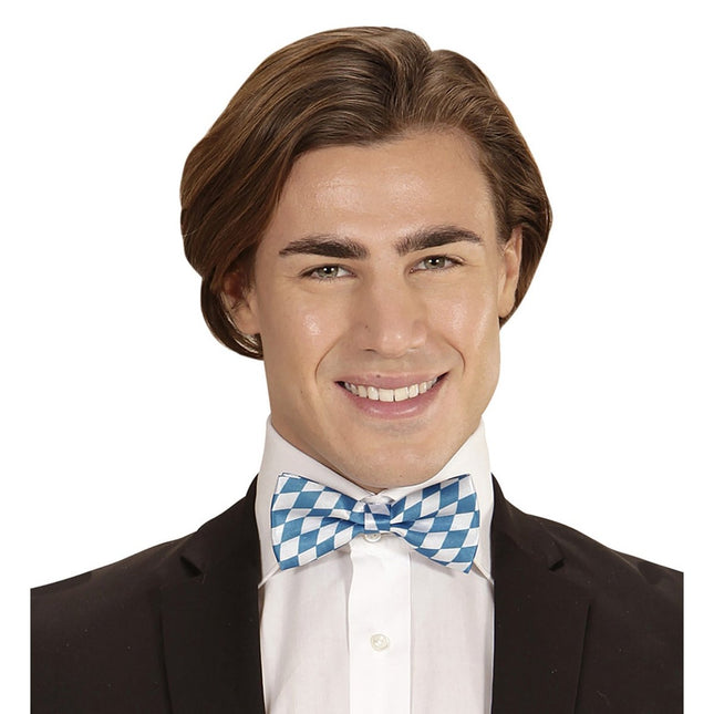 Oktoberfest Strik Blauw Wit van Widmann koop je bij Partywinkel