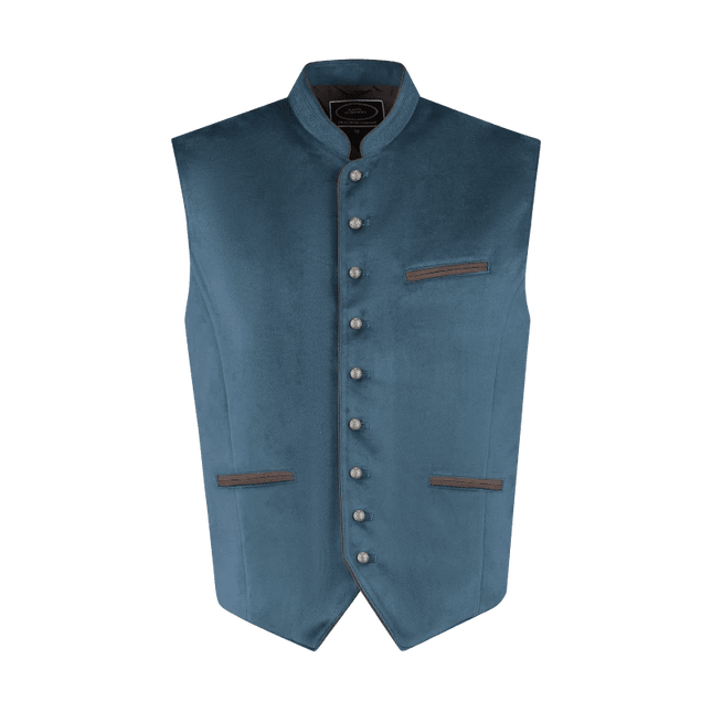 Oktoberfest Trachtenest Antiekblauw van Haus Huberts koop je bij Partywinkel
