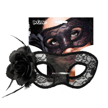 Oogmasker Kant Zwart van Boland koop je bij Partywinkel