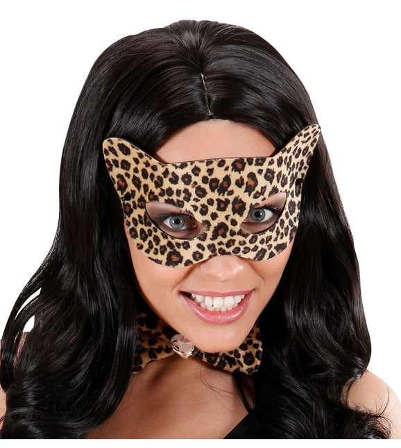 Oogmasker Luipaard van Widmann koop je bij Partywinkel