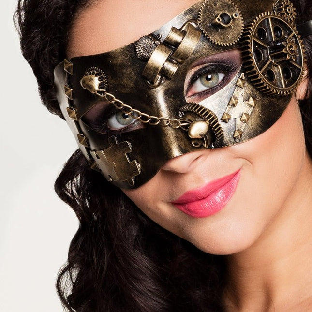 Oogmasker Steampunk van Boland koop je bij Partywinkel