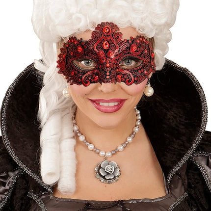 Oogmasker Theater Rood van Widmann koop je bij Partywinkel