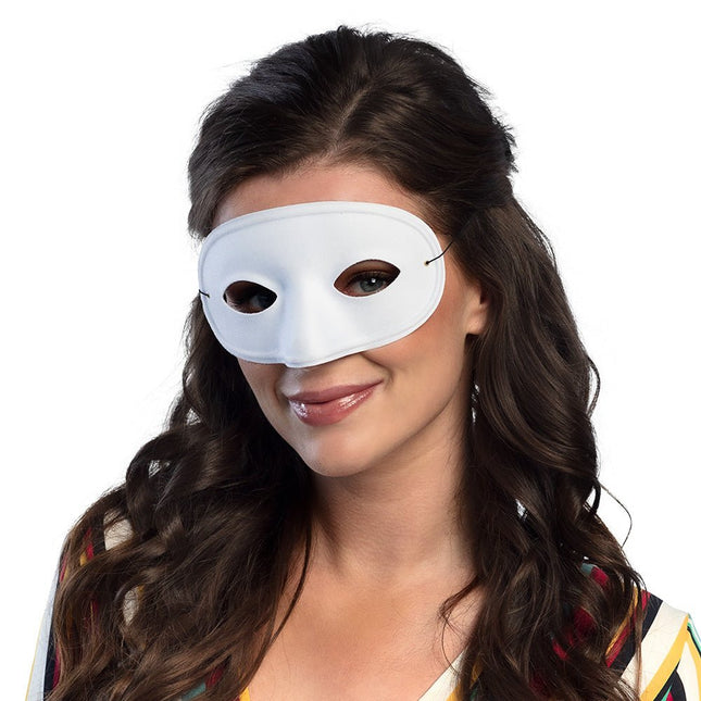 Oogmasker Wit van Boland koop je bij Partywinkel