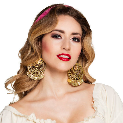 Oorbellen Belly Dance Goud van Boland koop je bij Partywinkel