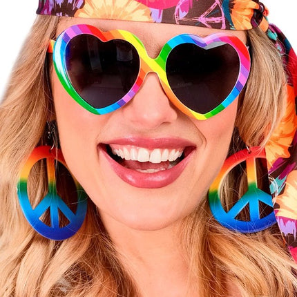 Oorbellen Hippie Regenboog van Widmann koop je bij Partywinkel