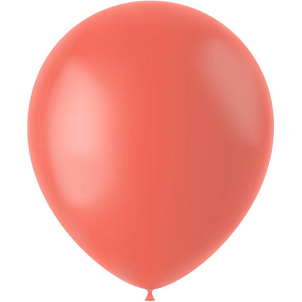 Oranje Ballonnen Fresh Cantaloupe 33cm 100st van Folat koop je bij Partywinkel