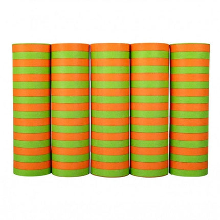 Oranje Groene Serpentine 100 rollen 4m van PartyXplosion koop je bij Partywinkel