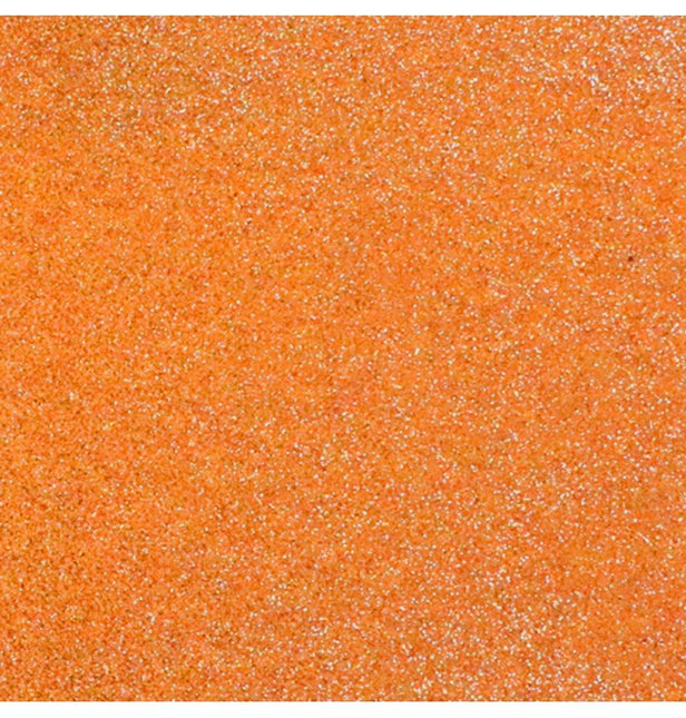 Oranje Tafelkleed Glitter 3m van CHAKS koop je bij Partywinkel
