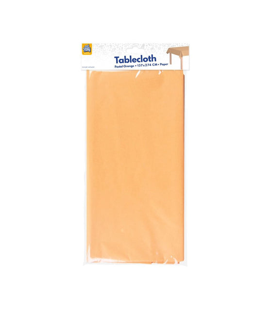 Oranje Tafelkleed Pastel 2,74m van Paper Dreams koop je bij Partywinkel