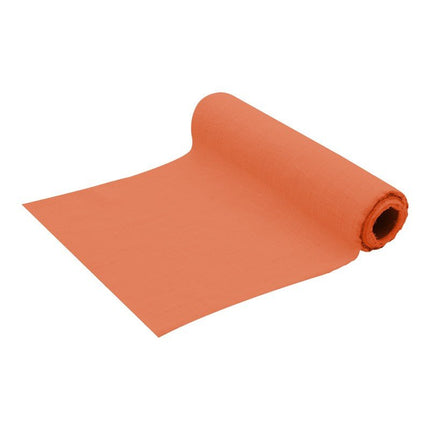 Oranje Tafelloper Katoen 5m van CHAKS koop je bij Partywinkel