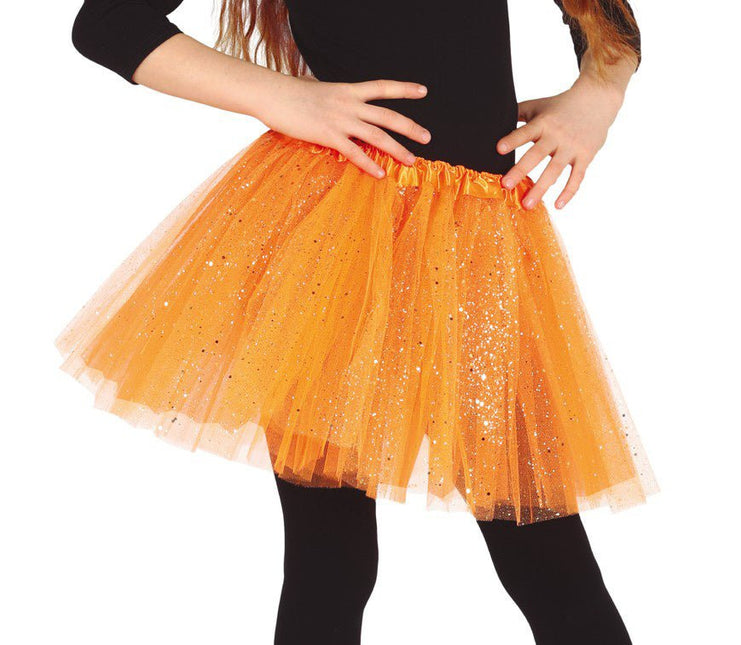 Oranje Tutu Kind 31cm van Fiestas Guirca koop je bij Partywinkel