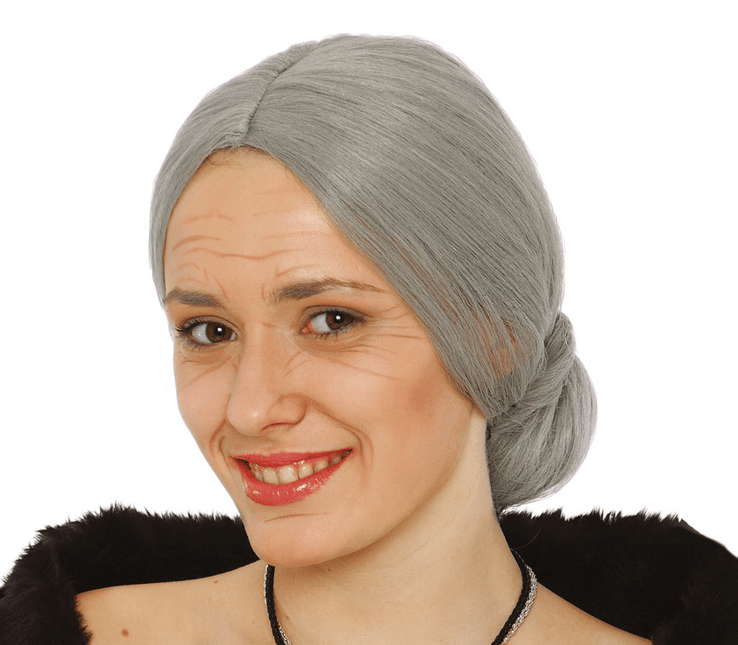 Oude Vrouwen Pruik van Fiestas Guirca koop je bij Partywinkel