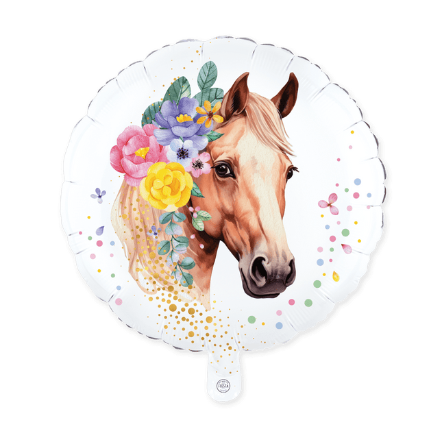 Paard Helium Ballon Leeg 46cm van WeFiesta koop je bij Partywinkel