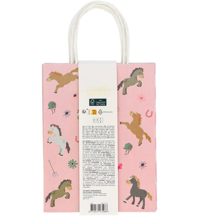 Paard Uitdeeltasjes 27cm 6st van Folat koop je bij Partywinkel
