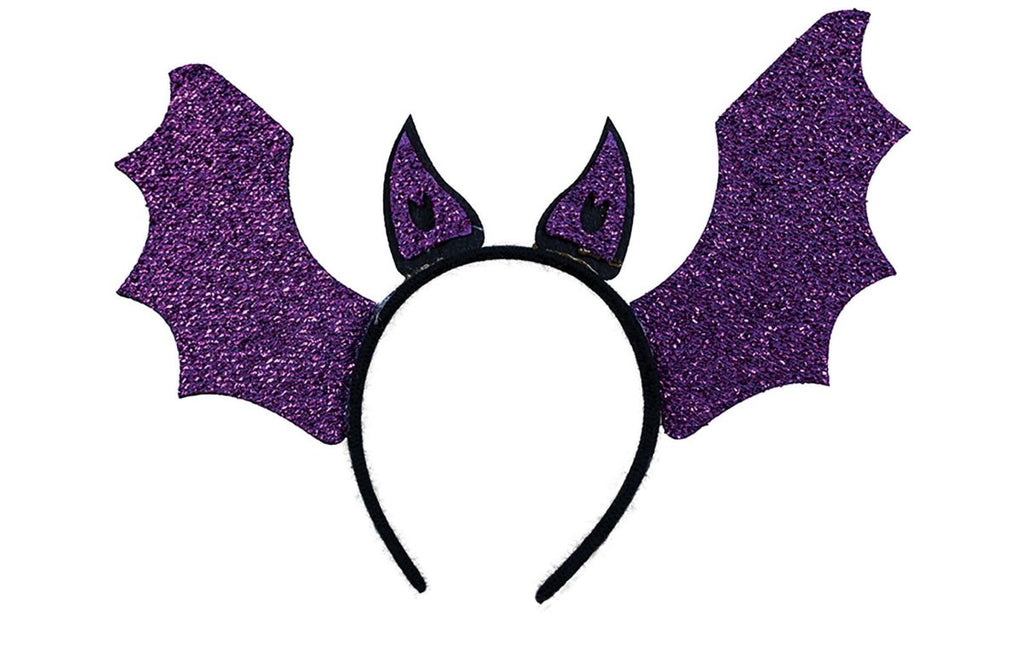 Paarse Halloween Haarband Vleermuis van Fiestas Guirca koop je bij Partywinkel