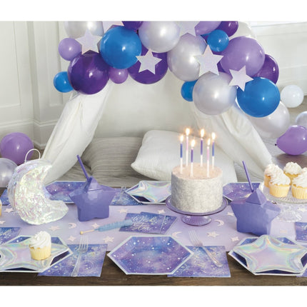 Paarse Happy Birthday Letterslinger van Unique koop je bij Partywinkel