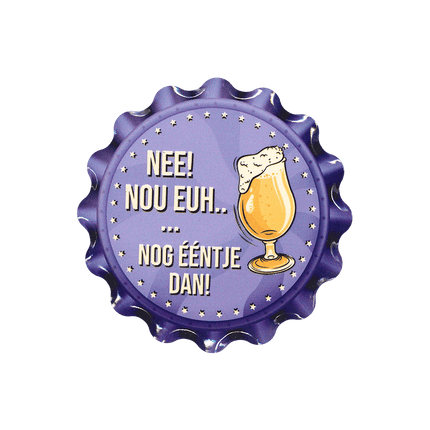 Paarse Onderzetters Nee , Nog Eentje Dan 11cm van Paper Dreams koop je bij Partywinkel