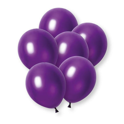 Paarse Parelballonnen 30cm 8st van Unique koop je bij Partywinkel