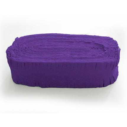 Paarse Slingers Crepe 24m van WeFiesta koop je bij Partywinkel