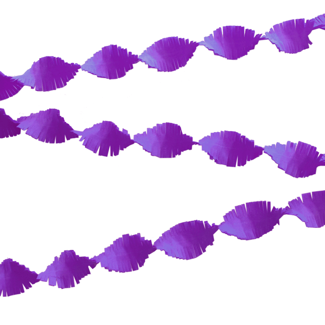Paarse Slingers Crepe 6m van WeFiesta koop je bij Partywinkel