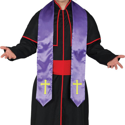 Paarse Stola van Fiestas Guirca koop je bij Partywinkel