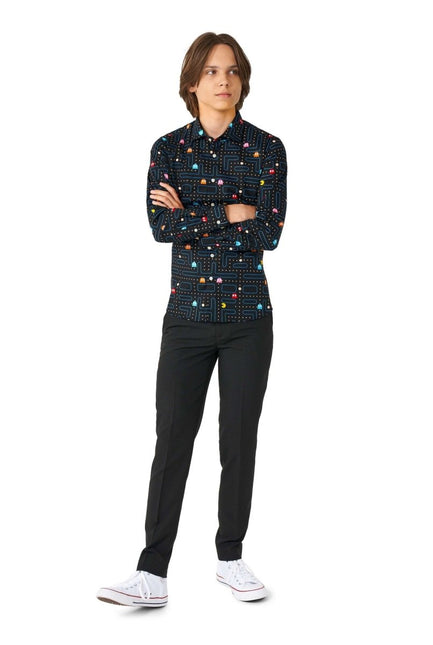 PAC - MAN Overhemd Jongen Tiener OppoSuits van OppoSuits koop je bij Partywinkel