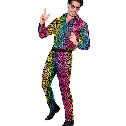 PAILLETTEN BROEK REGENBOOG LUIPAARD van Widmann koop je bij Partywinkel