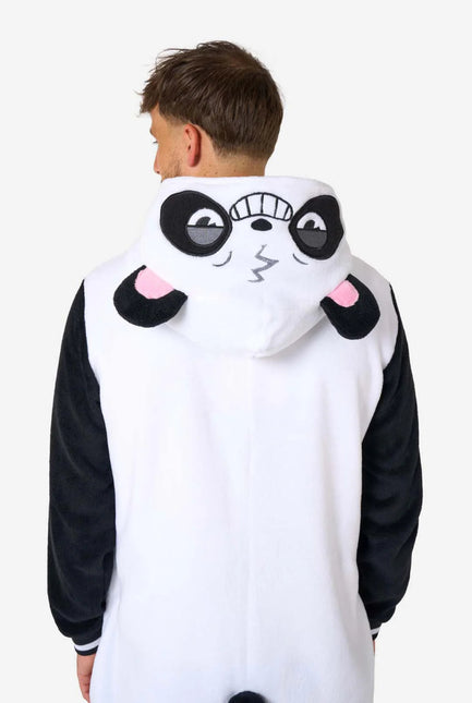 Panda Onesie Zwart Wit van OppoSuits koop je bij Partywinkel