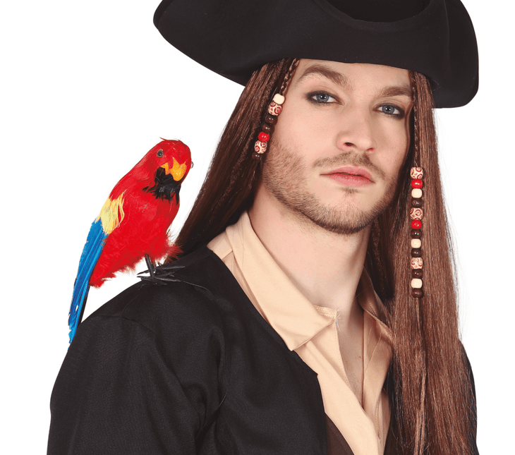 Papegaai Voor Schouder 30cm van Fiestas Guirca koop je bij Partywinkel