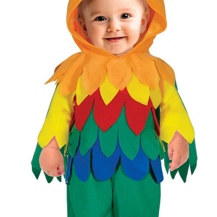 Papegaaien Kostuum Regenboog Baby Onesie van Fiestas Guirca koop je bij Partywinkel
