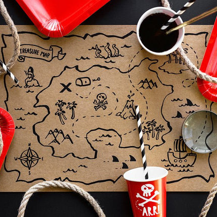 Papieren Rietjes Zwart Wit 19,5cm 10st van Partydeco koop je bij Partywinkel