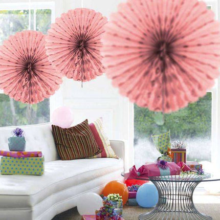 Papieren Waaier Lichtroze 45cm van Folat koop je bij Partywinkel