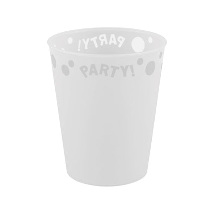 Party Beker Wit 250ml van Procos koop je bij Partywinkel