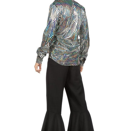 Party blouse disco Zilver van Wilbers & Wilbers koop je bij Partywinkel