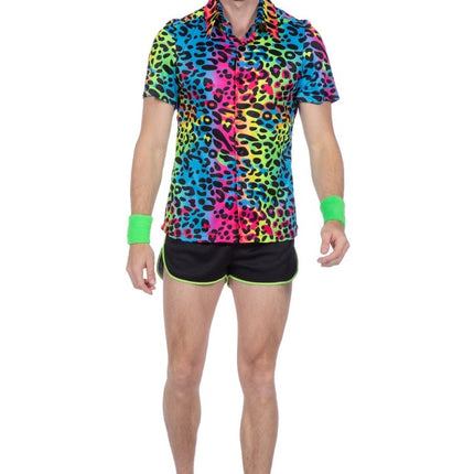 Panter Shirt Heren Neon van Wilbers & Wilbers koop je bij Partywinkel
