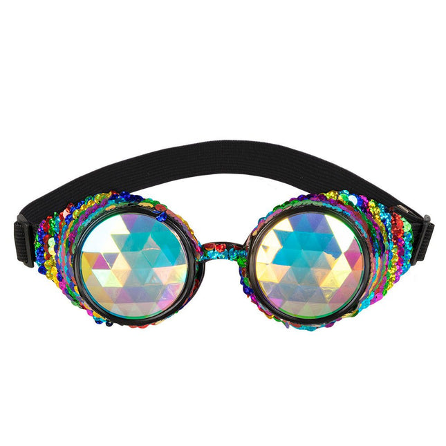 Partybril Mirage Regenboog 18cm van Boland koop je bij Partywinkel