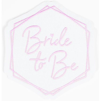 Patch Bride To Be 9,8cm van Riethmueller koop je bij Partywinkel