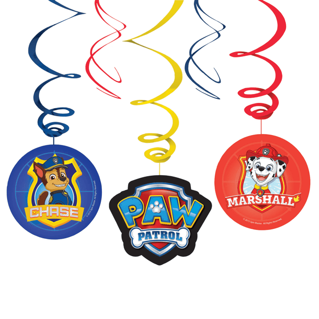 Paw Patrol Hangdecoratie 61cm 6st van Riethmueller koop je bij Partywinkel