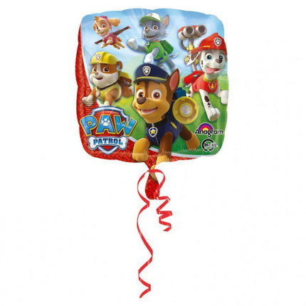 Paw Patrol Helium Ballon Vierkant 43cm leeg van Anagram koop je bij Partywinkel