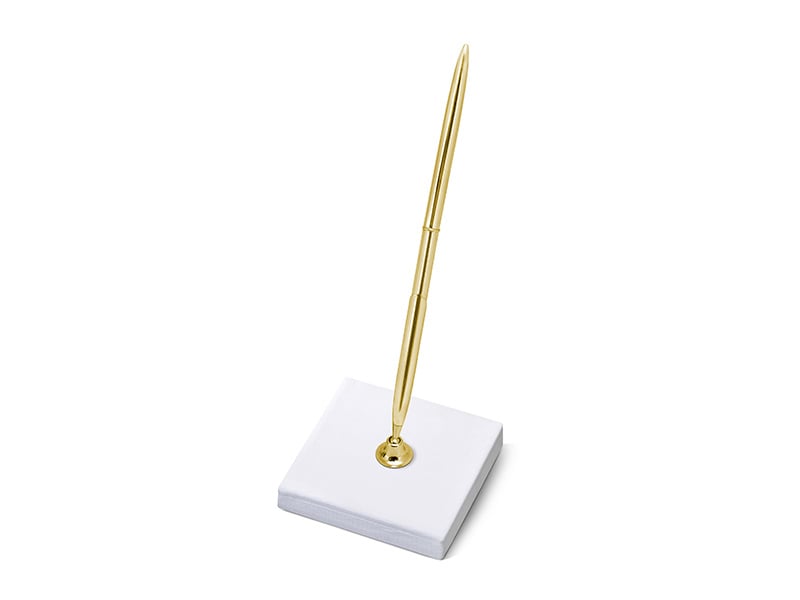 Pennenhouder Goud 16,5cm van Partydeco koop je bij Partywinkel