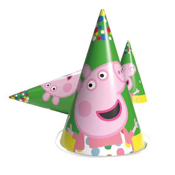 Peppa Pig Feesthoedjes 10st van VDV Benefit koop je bij Partywinkel