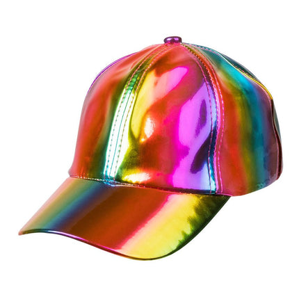Pet Holografisch Regenboog Verstelbaar 26cm van Boland koop je bij Partywinkel