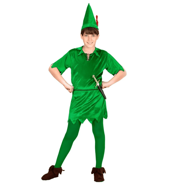 Peter Pan Kostuum Groen Jongen van Widmann koop je bij Partywinkel