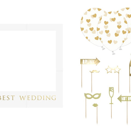 Photobooth Frame Bruiloft van Partydeco koop je bij Partywinkel